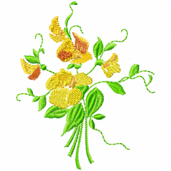 Flowers And Tree Embroidery Design 10 Flowers And Tree Embroidery Design 10